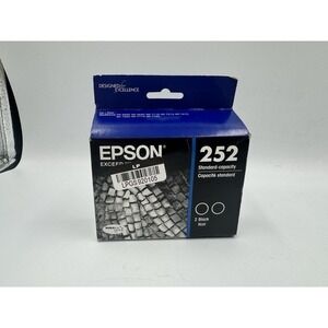 Genuine Epson 252 Black Ink Cartridges Sealed